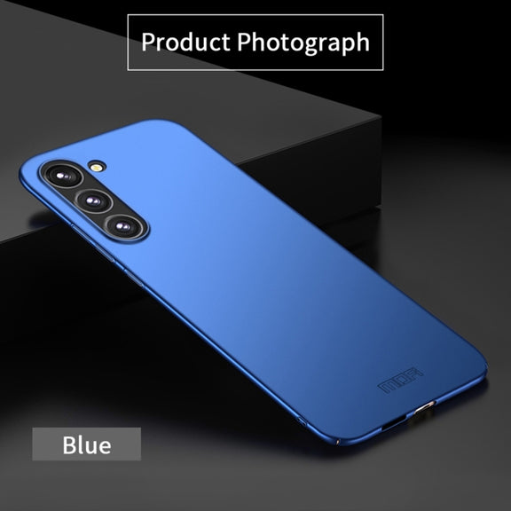 For Samsung Galaxy S23+ 5G MOFI Micro Frosted PC Ultra-thin Hard Case(Blue)
