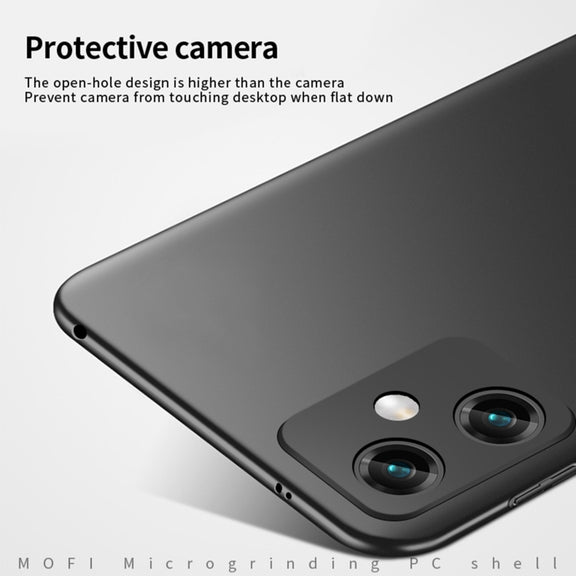 For Xiaomi Redmi Note 12 China MOFI Micro Frosted PC Ultra-thin Hard Case(Red)