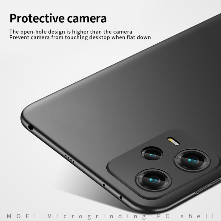 For Xiaomi Redmi Note 12 Pro 5G China MOFI Micro Frosted PC Ultra-thin Hard Case(Blue)