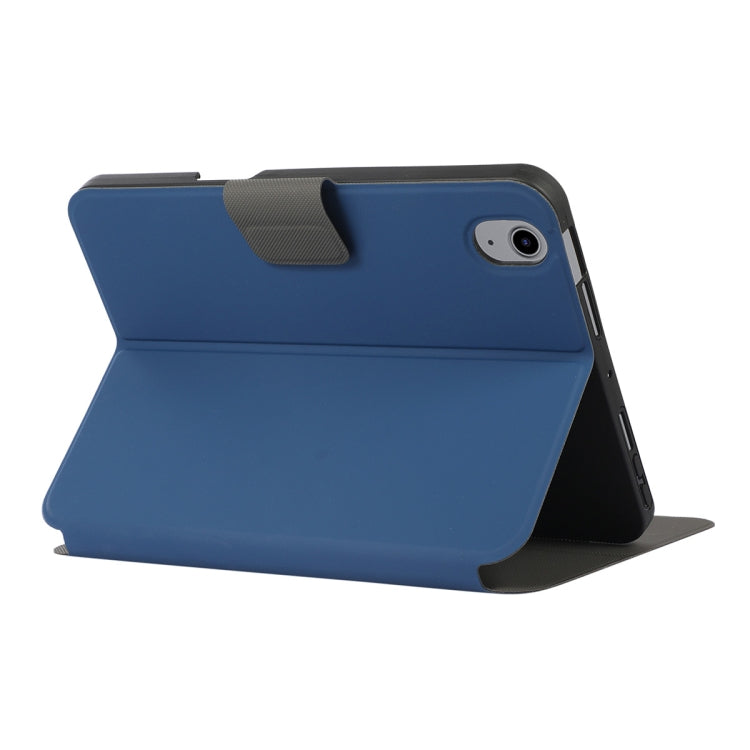 For iPad 2025 / 2022 ENKAY TPU Back Cover Smart Leather Tablet Case with Pen Slot & Holder(Purple)