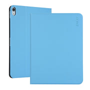 For iPad 2025 / 2022 ENKAY PC Back Cover Smart Leather Tablet Case with Pen Slot & Holder(Light Blue)