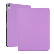 For iPad 2025 / 2022 ENKAY PC Back Cover Smart Leather Tablet Case with Pen Slot & Holder(Purple)