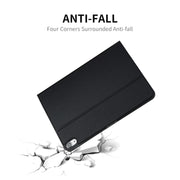 For iPad 2025 / 2022 ENKAY PC Back Cover Smart Leather Tablet Case with Pen Slot & Holder(Light Blue)