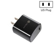 PD11 Mini Single Port PD3.0 USB-C / Type-C 20W Fast Charger for iPhone / iPad Series, US Plug(Black) - USB Charger by PMC TechLife | Online Shopping South Africa | PMC TechLife | Buy Now Pay Later Mobicred