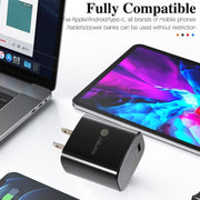 PD11 Mini Single Port PD3.0 USB-C / Type-C 20W Fast Charger for iPhone / iPad Series, US Plug(White)