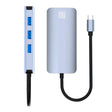 JUNSUNMAY 6 in 1 Type-C to 4K HDMI + 1000M RJ45 Ethernet Hub Docking Station Adapter - USB HUB by JUNSUNMAY | Online Shopping South Africa | PMC TechLife | Buy Now Pay Later Mobicred