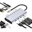 JUNSUNMAY 11 in 1 Type-C to 4K HDMI + VGA +RJ45 Docking Station Adapter PD Quick Charge Hub - free shipping - PMC TechLife - Order now!
