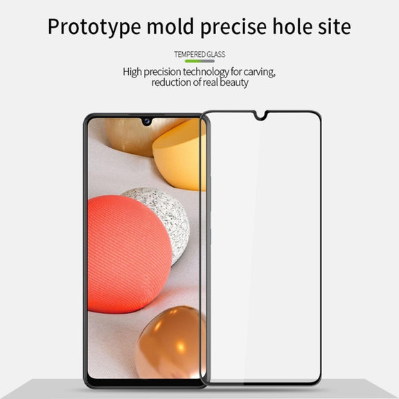 For Samsung Galaxy A14 5G MOFI 9H 3D Explosion-proof Curved Screen Tempered Glass Film(Black)