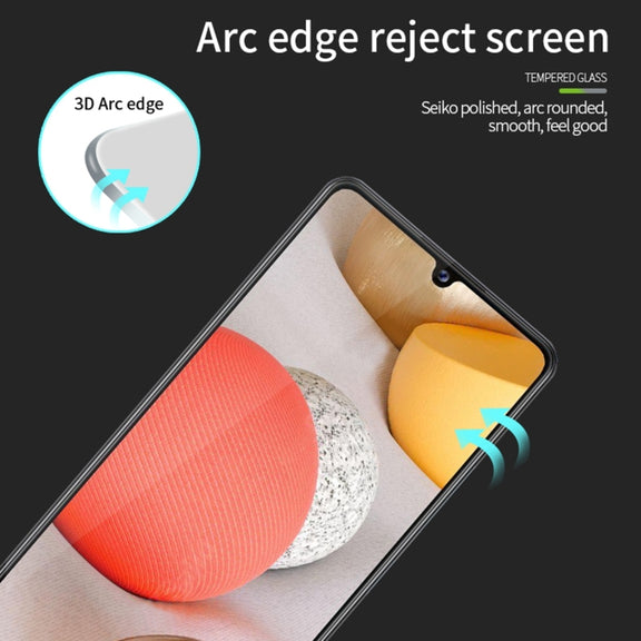For Samsung Galaxy A14 5G MOFI 9H 3D Explosion-proof Curved Screen Tempered Glass Film(Black)