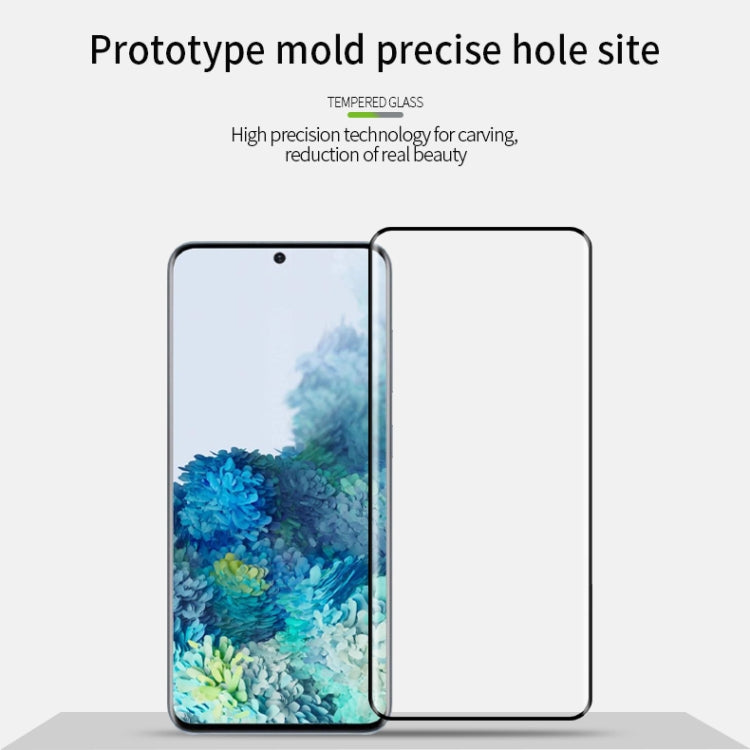 For Honor 80 MOFI 9H 3D Hot Bending Full Screen Tempered Glass Film(Black)