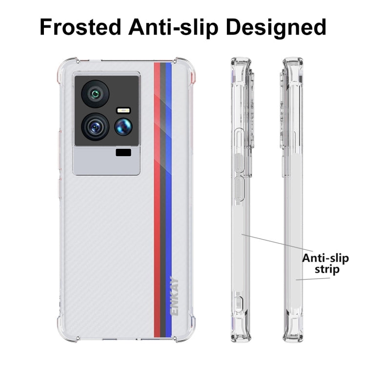 For vivo iQOO 11 5G ENKAY Hat-Prince Transparent TPU Shockproof Phone Case