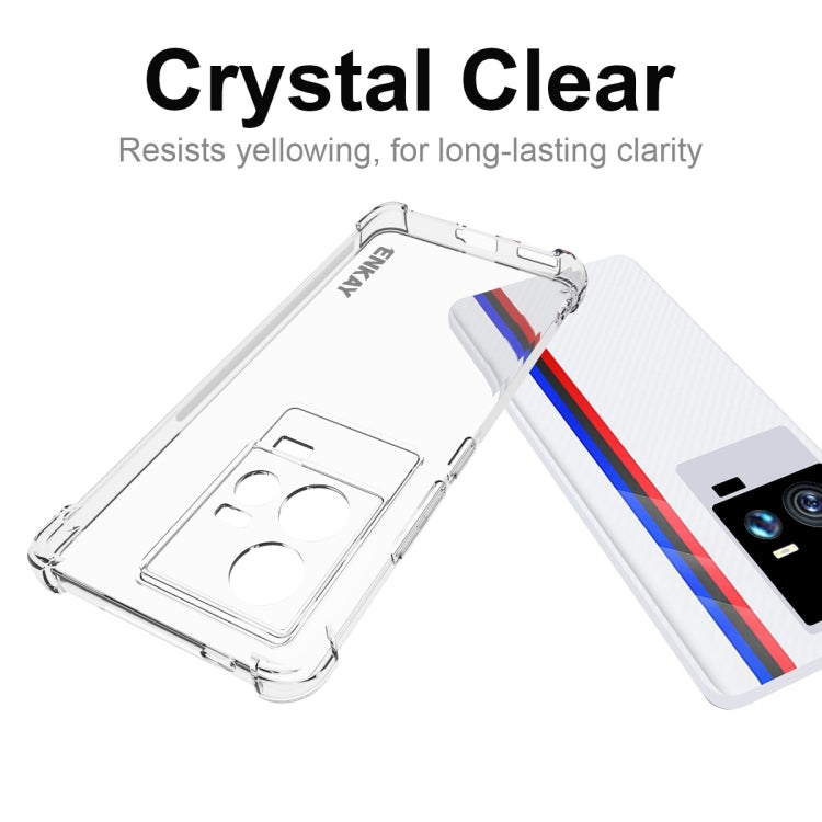 For vivo iQOO 11 5G ENKAY Hat-Prince Transparent TPU Shockproof Phone Case