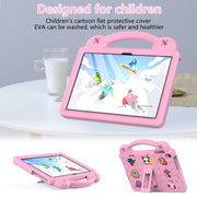 For Huawei Enjoy Tablet 2 10.1 Handle Kickstand Children EVA Shockproof Tablet Case(Pink)