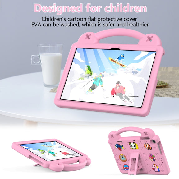 For Huawei Enjoy Tablet 2 10.1 Handle Kickstand Children EVA Shockproof Tablet Case(Pink)