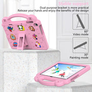 For Huawei Enjoy Tablet 2 10.1 Handle Kickstand Children EVA Shockproof Tablet Case(Pink)