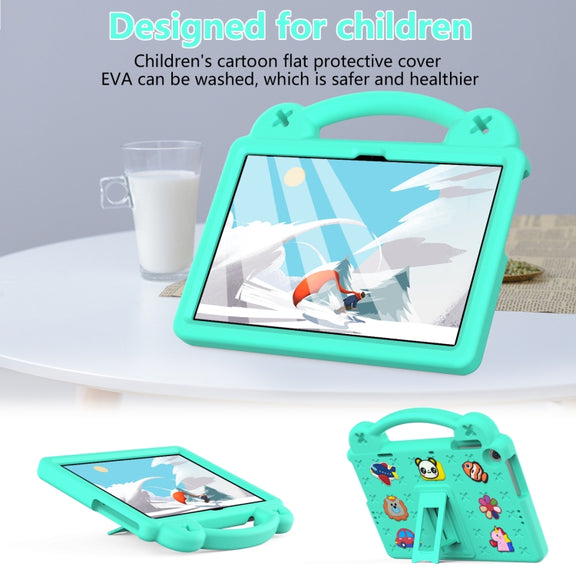 For Huawei Enjoy Tablet 2 10.1 Handle Kickstand Children EVA Shockproof Tablet Case(Mint Green)