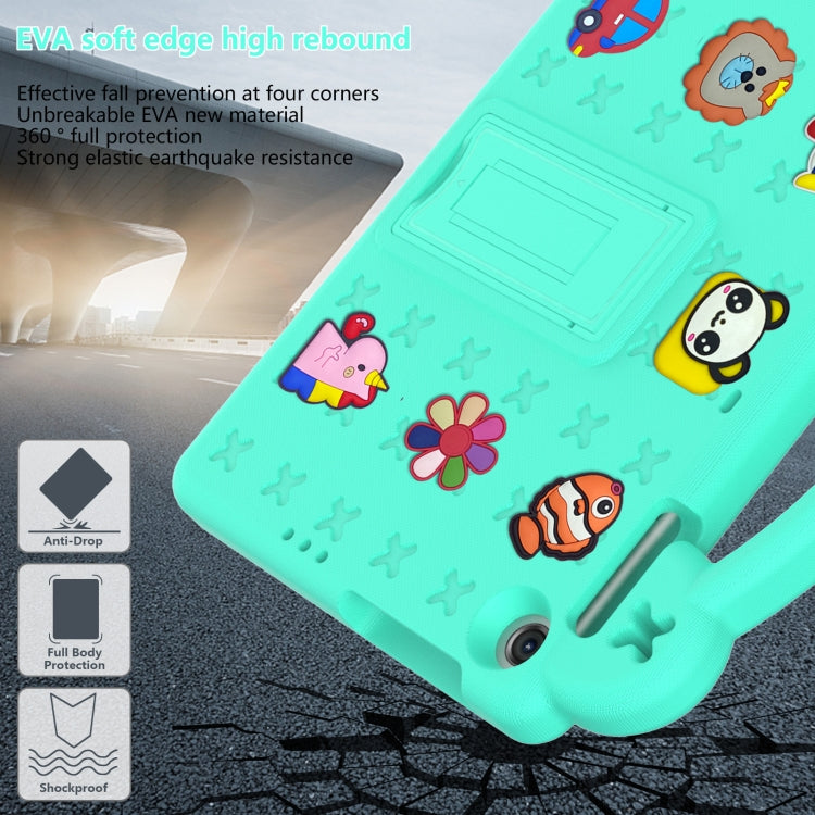 For Huawei Enjoy Tablet 2 10.1 Handle Kickstand Children EVA Shockproof Tablet Case(Mint Green)
