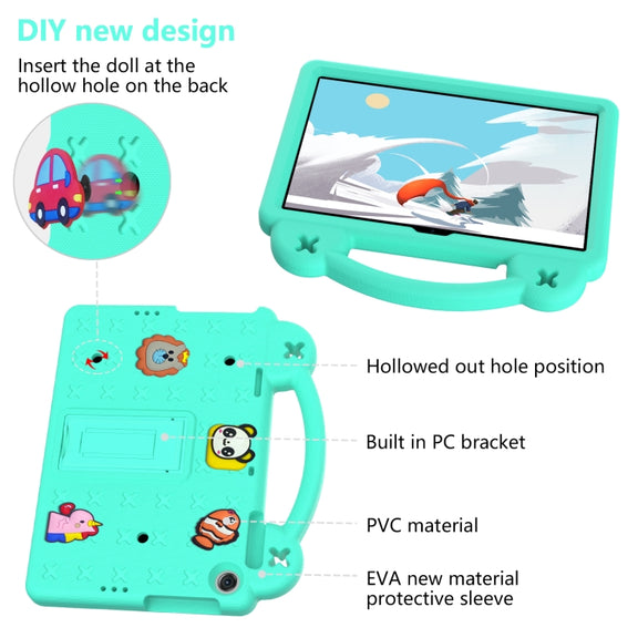 For Huawei Enjoy Tablet 2 10.1 Handle Kickstand Children EVA Shockproof Tablet Case(Mint Green)