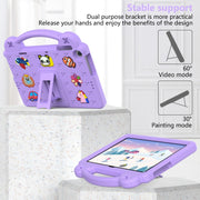 For Huawei Enjoy Tablet 2 10.1 Handle Kickstand Children EVA Shockproof Tablet Case(Light Purple)
