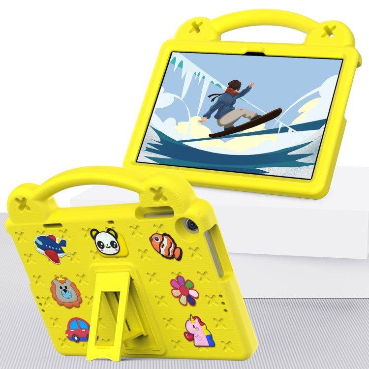 For Huawei Enjoy Tablet 2 10.1 Handle Kickstand Children EVA Shockproof Tablet Case(Yellow)
