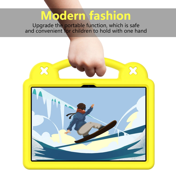 For Huawei Enjoy Tablet 2 10.1 Handle Kickstand Children EVA Shockproof Tablet Case(Yellow)