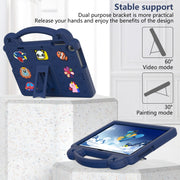 For Huawei Enjoy Tablet 2 10.1 Handle Kickstand Children EVA Shockproof Tablet Case(Navy Blue)