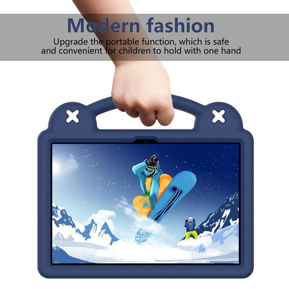 For Huawei Enjoy Tablet 2 10.1 Handle Kickstand Children EVA Shockproof Tablet Case(Navy Blue)