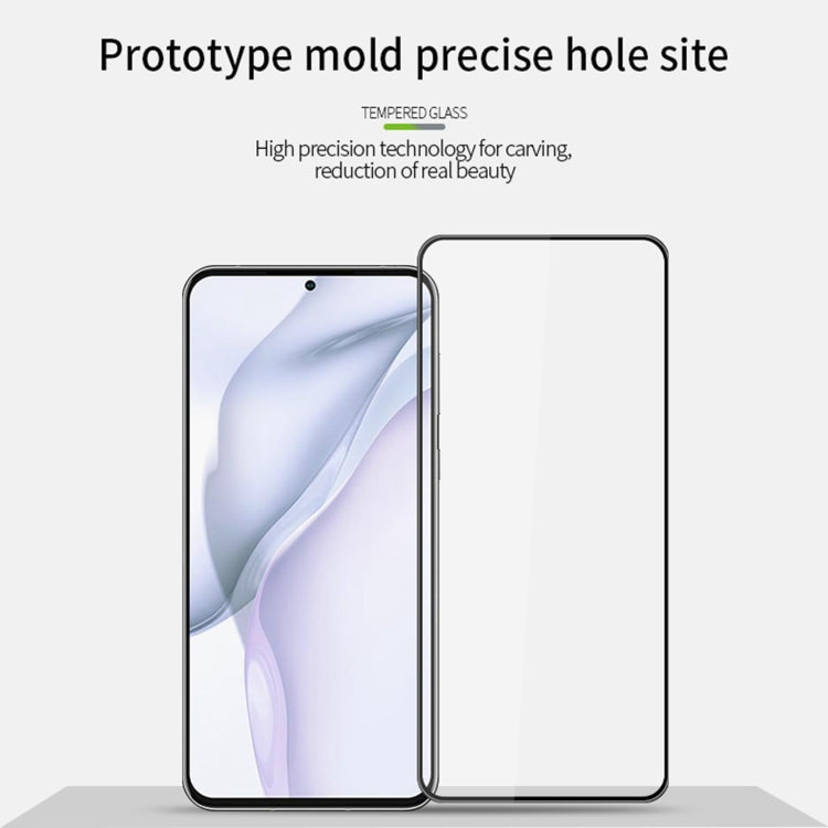 For Honor 80 GT MOFI 9H 3D Explosion-proof Curved Screen Tempered Glass Film(Black)
