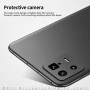 For Xiaomi 13 MOFI Fandun Series Frosted Ultra-thin PC Hard Phone Case(Blue)