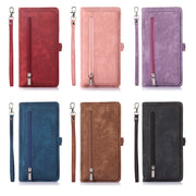 For Samsung Galaxy A23 Zipper Card Slot Buckle Wallet Leather Phone Case(Black)
