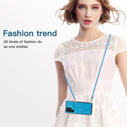 For Samsung Galaxy S23 Ultra 5G Cross-body Wallet Card Bag Leather Phone Case(Blue)