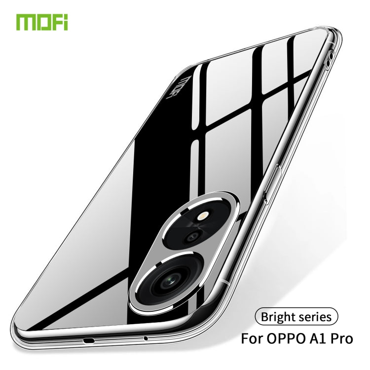 For OPPO A1 Pro MOFI Ming Series Ultra-thin TPU Phone Case(Transparent)