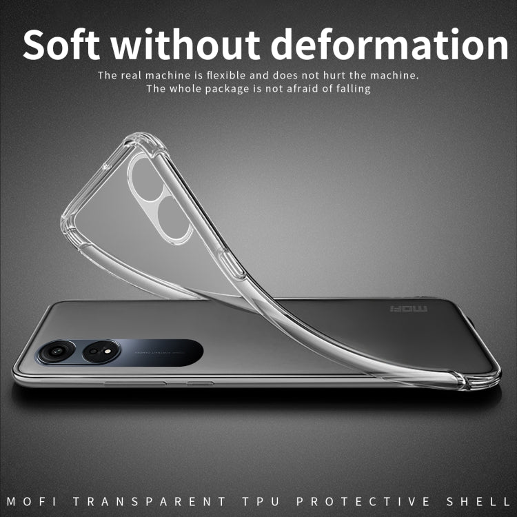 For OPPO A1 Pro MOFI Ming Series Ultra-thin TPU Phone Case(Transparent)