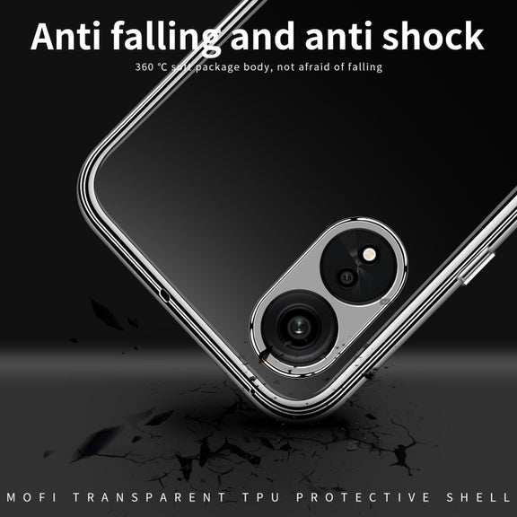 For OPPO A1 Pro MOFI Ming Series Ultra-thin TPU Phone Case(Transparent)