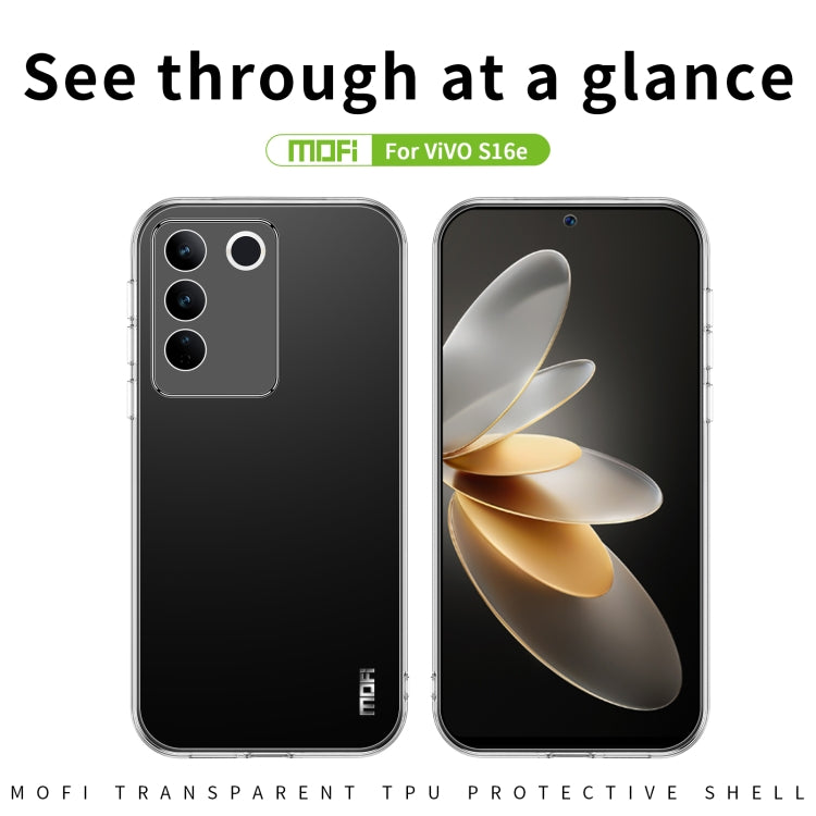 For vivo S16e MOFI Ming Series Ultra-thin TPU Phone Case(Transparent)