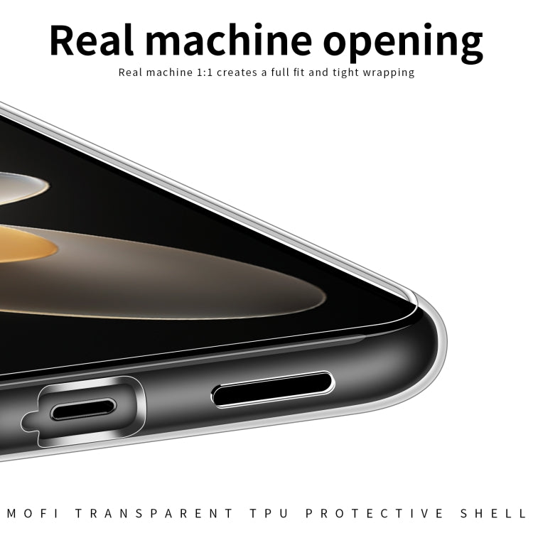 For vivo S16e MOFI Ming Series Ultra-thin TPU Phone Case(Transparent)
