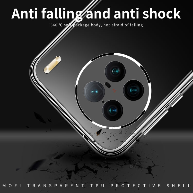 For vivo X90 Pro+ MOFI Ming Series Ultra-thin TPU Phone Case(Transparent)