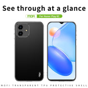 For Honor Play 6C MOFI Ming Series Ultra-thin TPU Phone Case(Transparent)