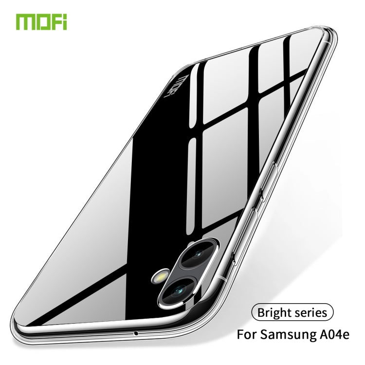 For Samsung Galaxy A04e MOFI Ming Series Ultra-thin TPU Phone Case(Transparent)