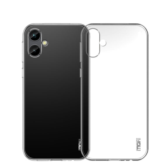 For Samsung Galaxy A04e MOFI Ming Series Ultra-thin TPU Phone Case(Transparent)