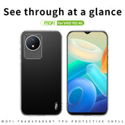 For vivo Y02 4G MOFI Ming Series Ultra-thin TPU Phone Case(Transparent)