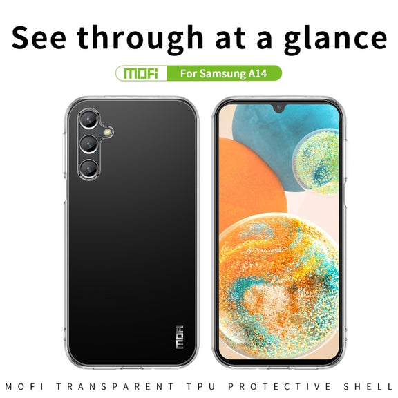 For Samsung Galaxy A14 5G MOFI Ming Series Ultra-thin TPU Phone Case