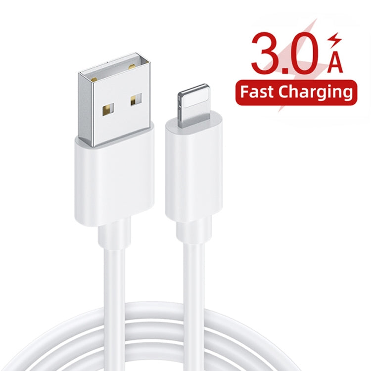 PD04 Type-C + USB Mobile Phone Charger with USB to 8 Pin Cable, EU Plug(Black)