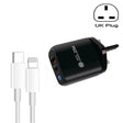 PD04 Type-C + USB Mobile Phone Charger with Type-C to 8 Pin Cable, UK Plug(Black) - free shipping - PMC TechLife - Order now!