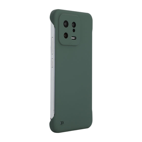 For Xiaomi 13 ENKAY Hat-Prince Matte Frameless Hard PC Phone Case(Dark Green)