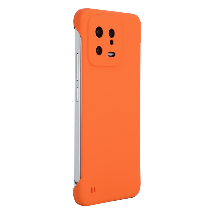 For Xiaomi 13 ENKAY Hat-Prince Matte Frameless Hard PC Phone Case(Orange)