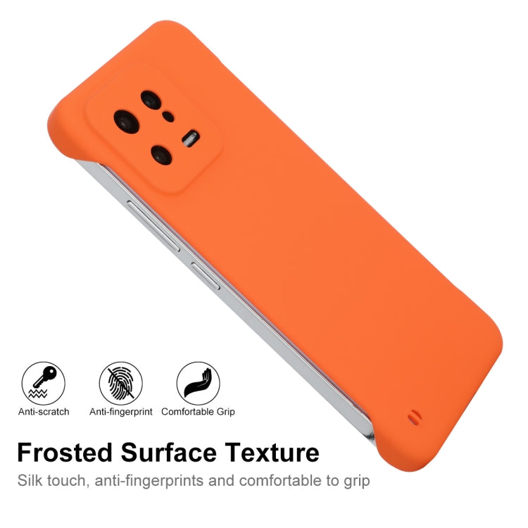 For Xiaomi 13 ENKAY Hat-Prince Matte Frameless Hard PC Phone Case(Black)