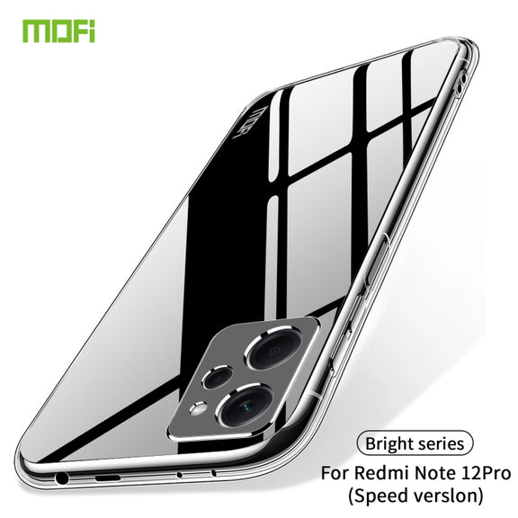 For Xiaomi Redmi Note 12 Pro Speed  MOFI Ming Series Ultra-thin TPU Phone Case(Transparent)