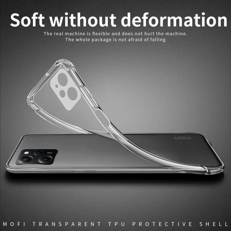For Xiaomi Redmi Note 12 Pro Speed  MOFI Ming Series Ultra-thin TPU Phone Case(Transparent)