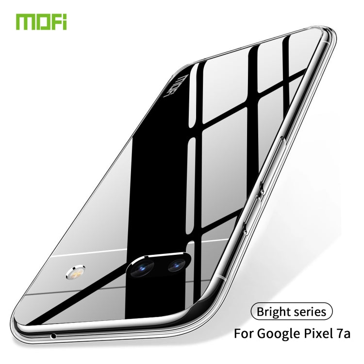 For Google Pixel 7A MOFI Ming Series Ultra-thin TPU Phone Case(Transparent)